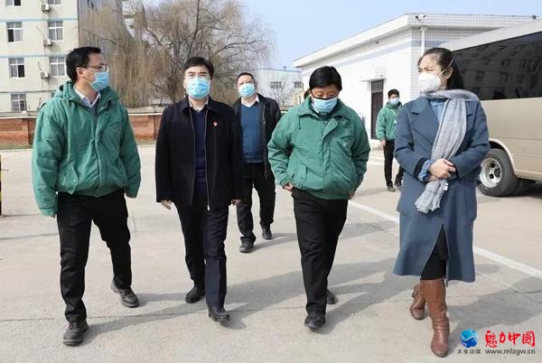 驻马店市驿城区委书记、区长毕启民调研指导企业复工复产和疫情防控工作