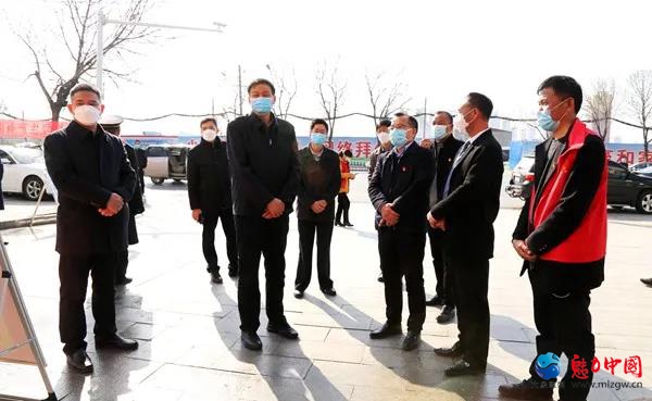 驻马店市政协主席陈锋深入驿城区视察疫情防控与企业复工复产工作